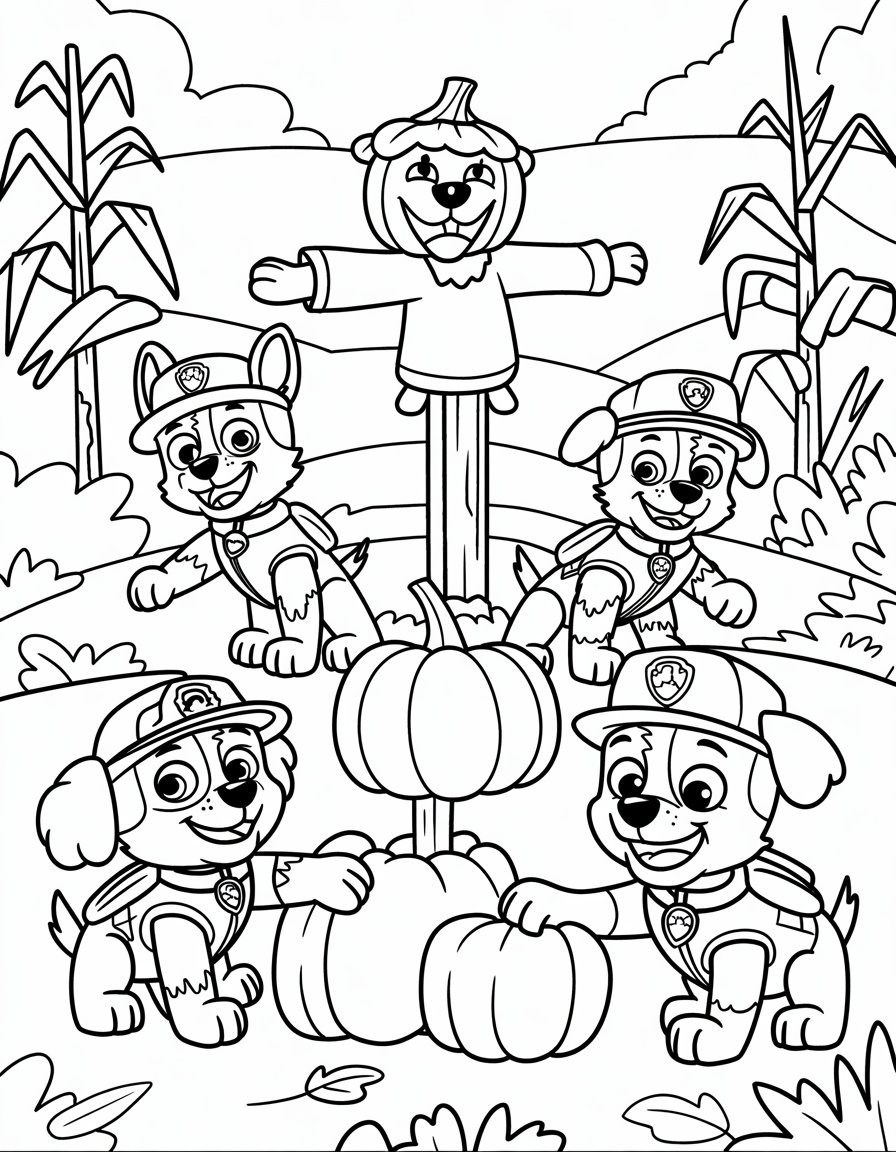 Fall Scarecrow Building